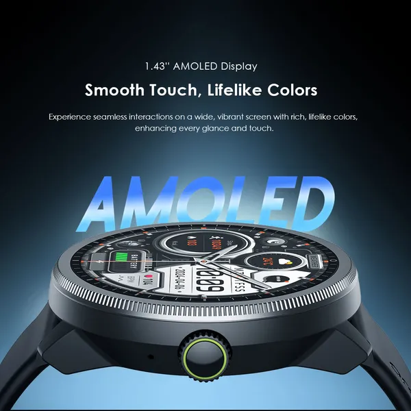 oraimo Watch 5R 1.43'' Amoled IP68 Smart Watch oraimo Watch 5R 1.43'' Amoled IP68 Smart Watch
